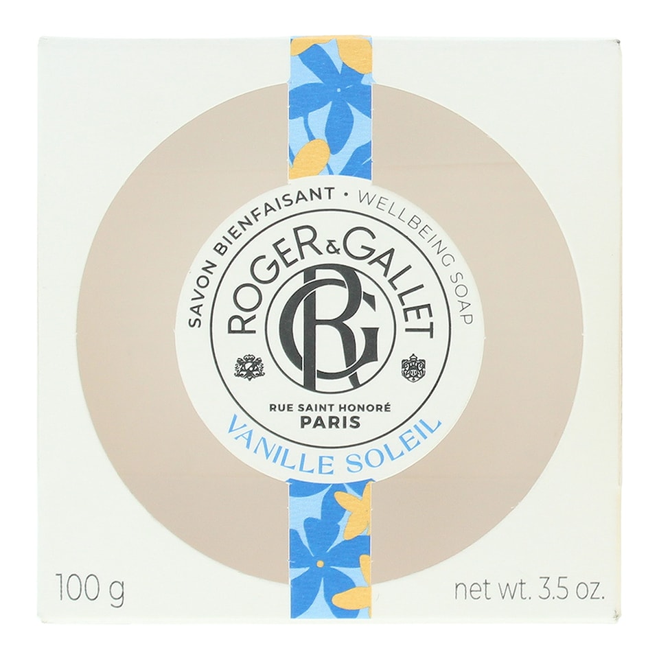 image 1 of Roger & Gallet Vanille Soleil Wellbeing Soap 100g