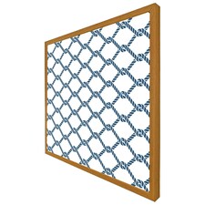 Navy chainlink rope (Picutre Frame) Brown | Oak | S