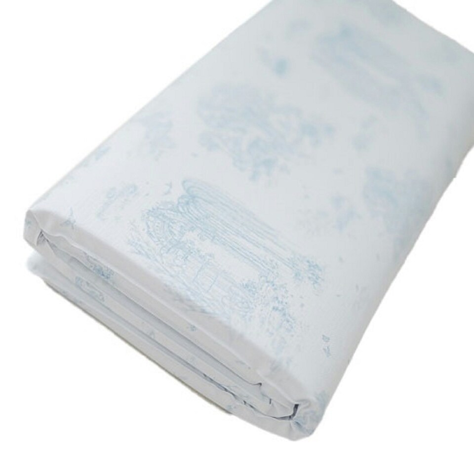 Gilded Bird Travel Baby Changing Mat - Spring Toile Blue