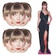 image 1 of Taylor Glamourous Pose Lifesize Cardboard Cutout with 6 Taylor Cardboard Face Masks