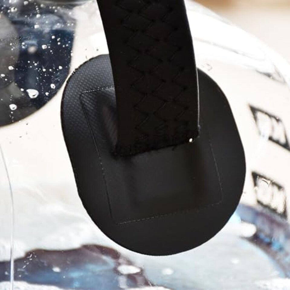 image 1 of Urban Fitness Hydro Inertia Kettlebell, Inflatable Water Filled Training Weight With Foot Pump, Portable Functional Strength And Core Workout, 5kg