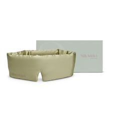 Silk Addict 100% Mulberry Silk Sleep Mask – Olive Green | Green | 1