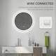 image 8 of kleankin Dimmable Bathroom Mirror with LED Lights, Defogging Film, Silver
