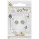 image 4 of Harry Potter Silver Tone Time Turner Stud Earrings