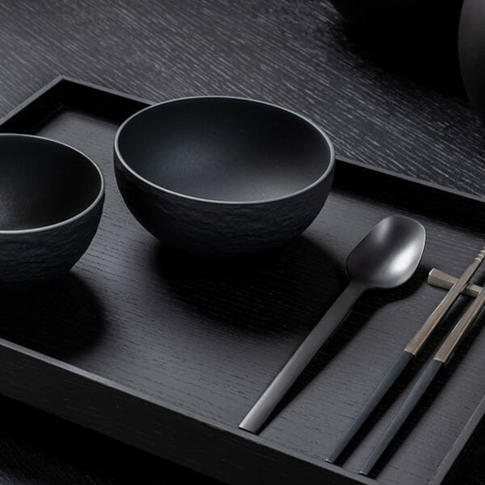 image 1 of Villeroy & Boch Manufacture Rock Noire Rice Bowl