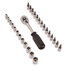 27 Piece 1/4" drive socket and bit set - I0225