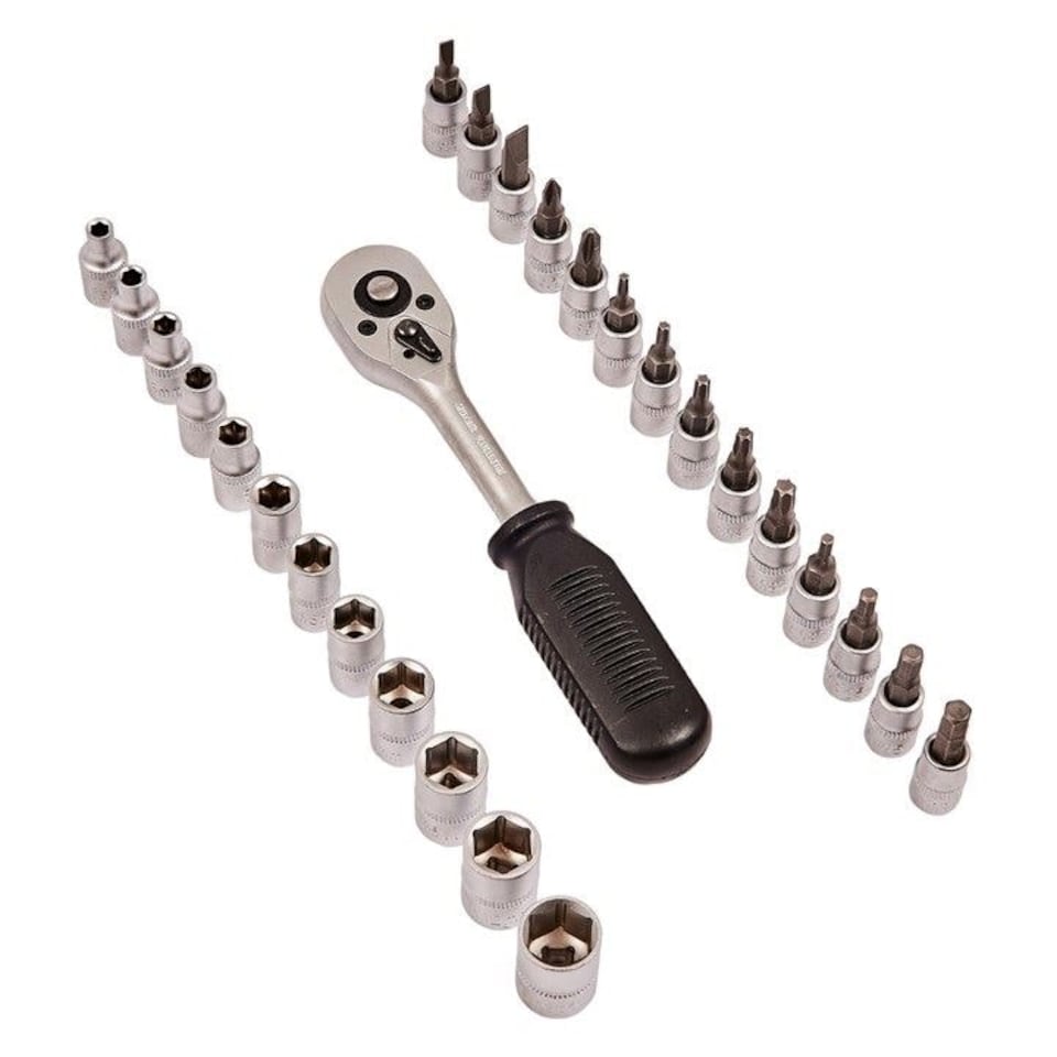 27 Piece 1/4" drive socket and bit set - I0225