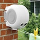 image 2 of KCT Twin Wall Mountable Retractable Washing Line - 15m White