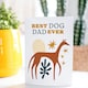 image 2 of Cute Greyhound Bright Boho Best Ever Dog Dad Father's Day Card