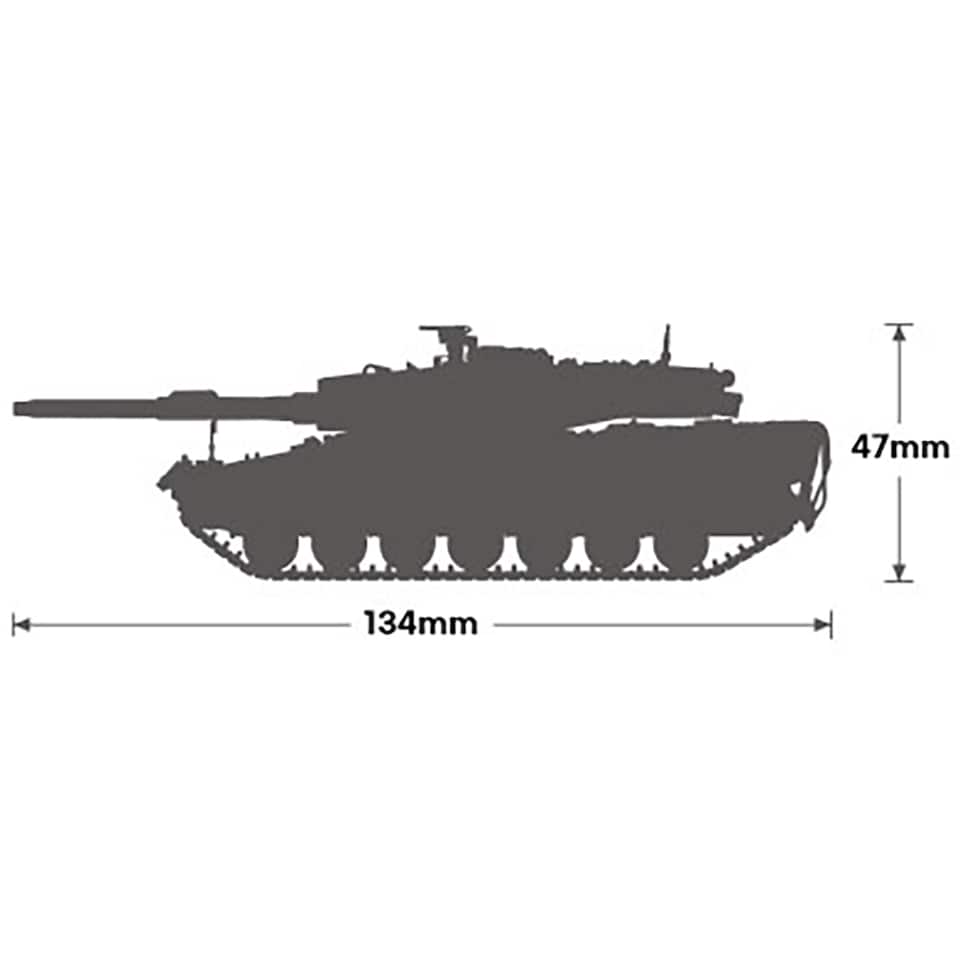image 1 of Academy German Army Leopard 2A4 Tank Model Kit Scale 1-72