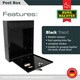 image 7 of Burg-Wachter Trent Wall Mounted Galvanised Steel Lockable Post Box - 26x34x9cm Green