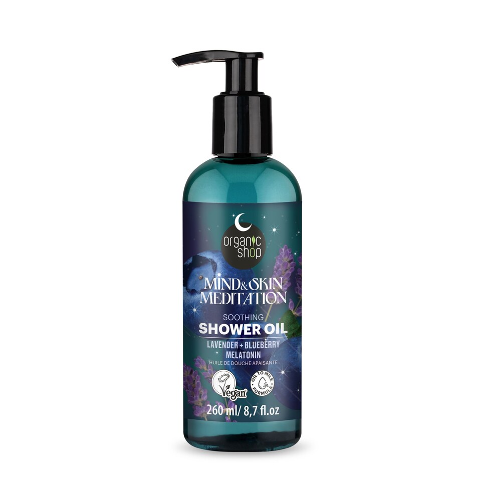 image 1 of Organic Shop Sleeping Soothing Shower Oil 260ml