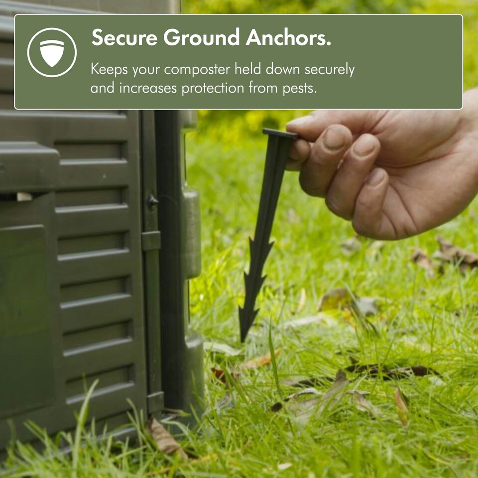 image 1 of VonHaus Garden Compost Bin 360L Frost & UV Resistant Black
