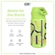 image 5 of Leak Proof Kids Water Bottle, Stainless Steel, 400ml (13oz) | Green | Cars | One Size
