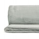 image 4 of Plush Collection Flannel Fleece Super Soft Throw in Silver (55" x 71") Grey | Grey