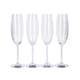 image 6 of Mikasa Champagne Flute Set Clear Crystal 250ml Set of 4