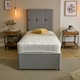 image 2 of Cooltouch Hybrid Shorty Mattress - 18cm Deep, Memory Foam & Coil Spring Support | White | Small Double