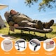 image 4 of Foldable Camping Bed with Adjustable Head Rest
