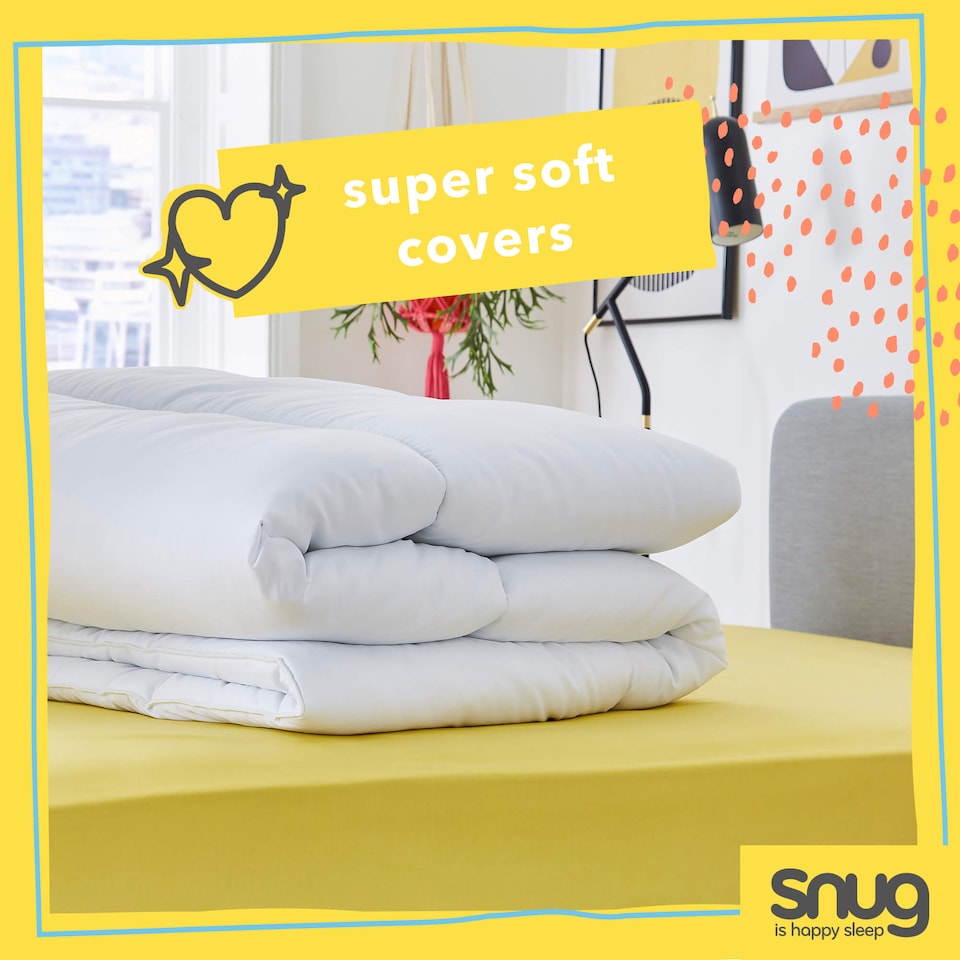 image 1 of Snug Just Right 10.5 Tog Duvet | White | Double
