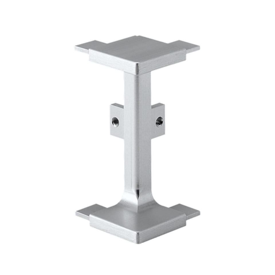image 1 of FittingsCo, Gola C Profile External Corner Connector,Single Piece, Silver Anodised