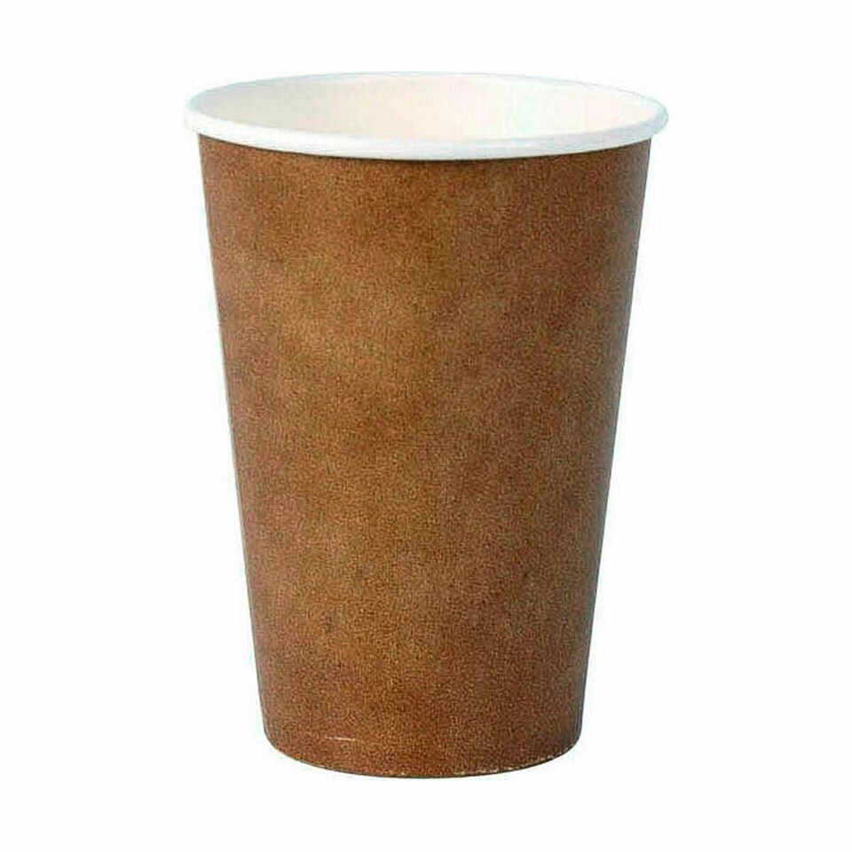 image 1 of Set of glasses Algon Disposable Cardboard kraft paper 45 Pieces 220 ml (20 Units) N/A
