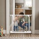 image 6 of Safetots Elite Pressure Safety Gate, 225cm - 234cm, Matt White, Pressure Fit Stair Gate, Baby Gate for Doors Hallways and Spaces, Safety Barrier, Easy Installation