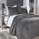 image 4 of Banbury Bedspread Silver Grey | Grey