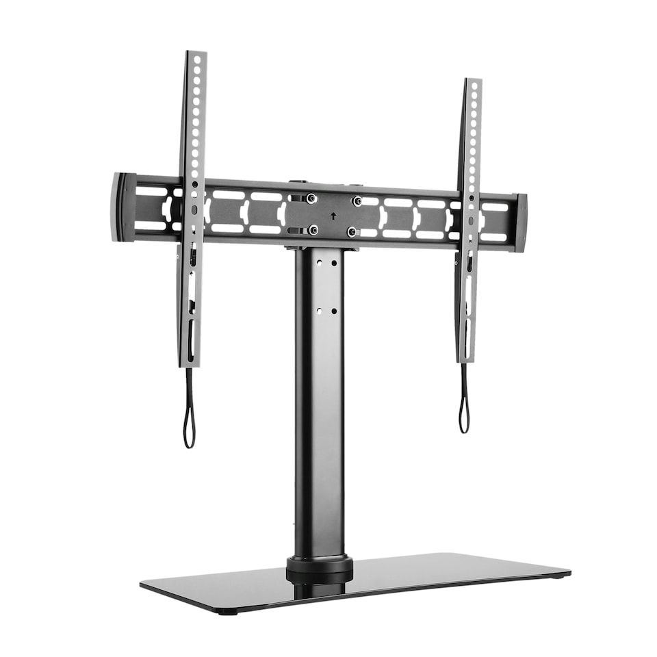 image 1 of TV-Stand with tilt and swivel table top in black | Black | Black | One Size | 272