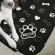 image 3 of Personalised Dog Paw Print Fleece Blanket