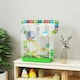 image 7 of PawHut 5 Tiers Hamster Cage Animal Travel Carrier Habitat, Green