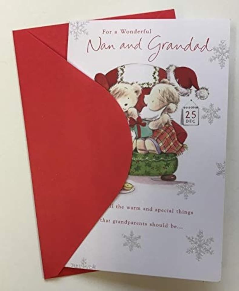 image 1 of Cute Nan and Grandad Christmas Card
