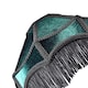 image 3 of Traditional Victorian Empire Lampshade in Dark Emerald Velvet with Tassels | Green
