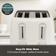 image 7 of Hamilton Beach 1300W Essential Toaster 4 Slice - White HB4T5032W