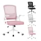 image 1 of Rattantree Ergonomic Swivel Computer Chair with Flip-Up Armrests