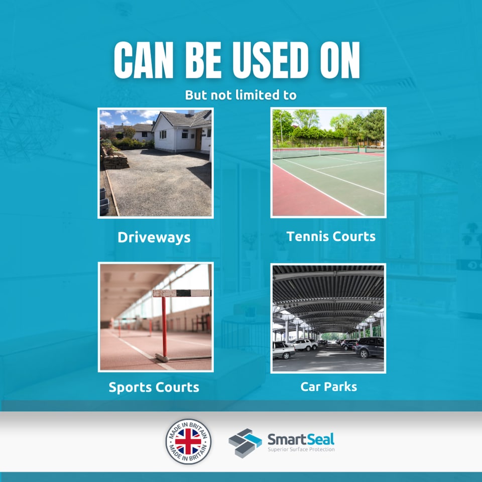 image 1 of Tarmaseal Tarmac Restorer, Dark Red, Superior in Performance to Tarmac Paint For Driveways, Tarmac Sealer, 20L