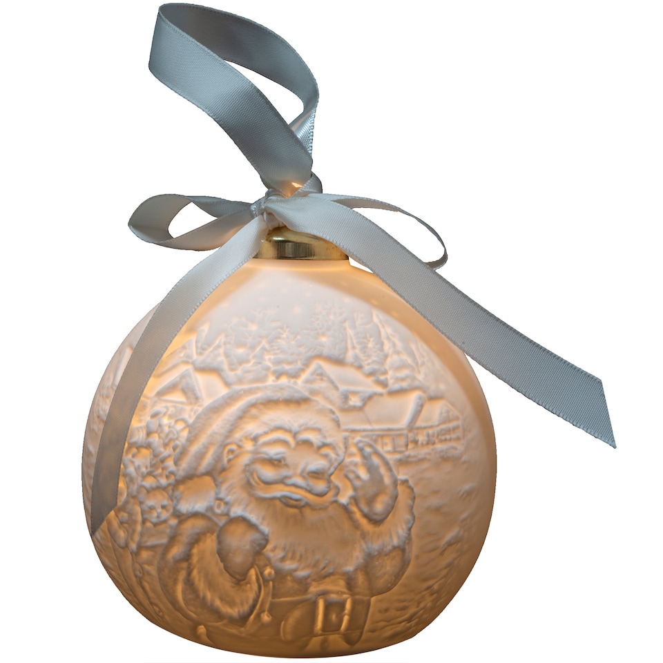 Xpressions Gifts Nordic Santa LED Bauble