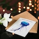 image 4 of Happy Birthday Jellyfish Watercolor Painting Birthday Card