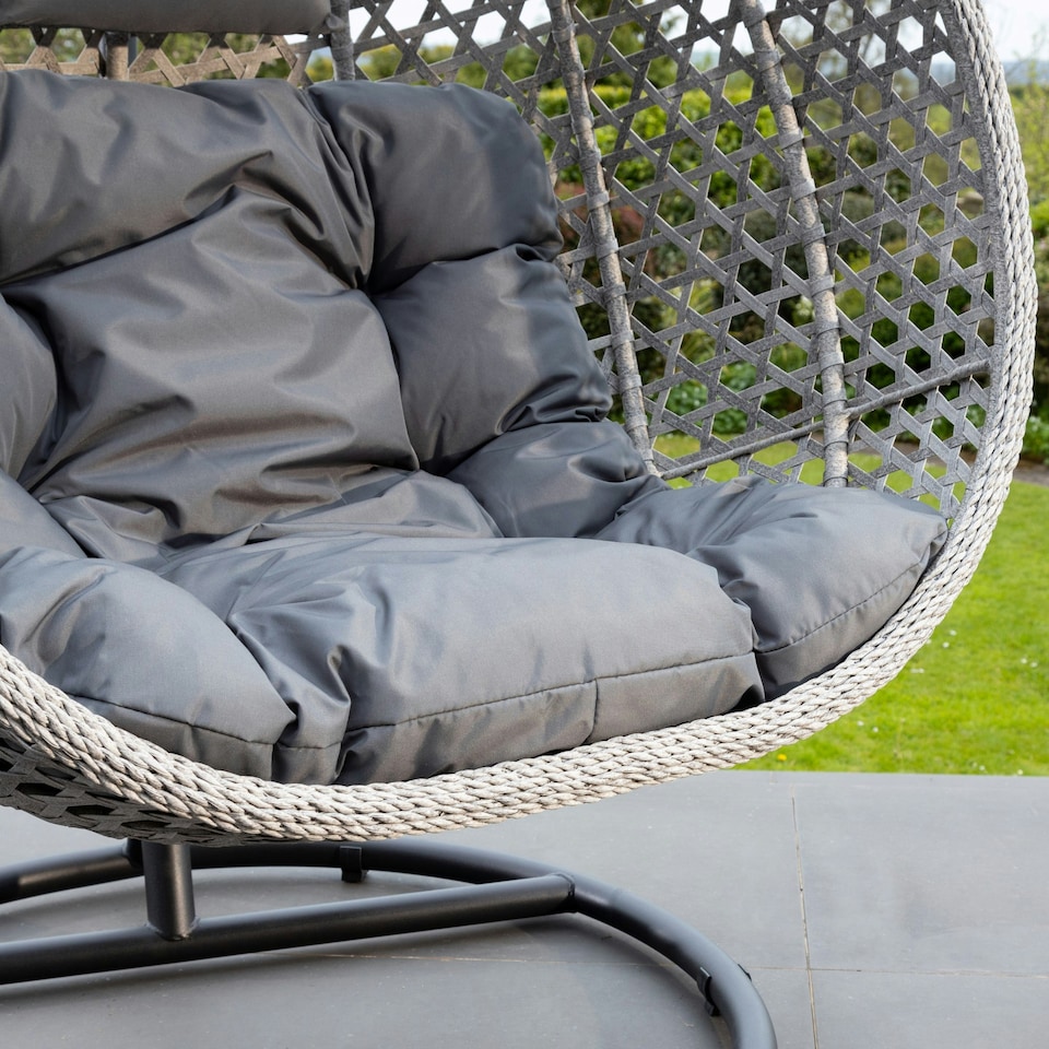 image 1 of Oakley Swing Chair - Dark Grey