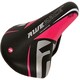 image 5 of AWE Unisex-Youth Junior MTB Pink/Black/Silver Bike Seat/Saddle With Steel Rails