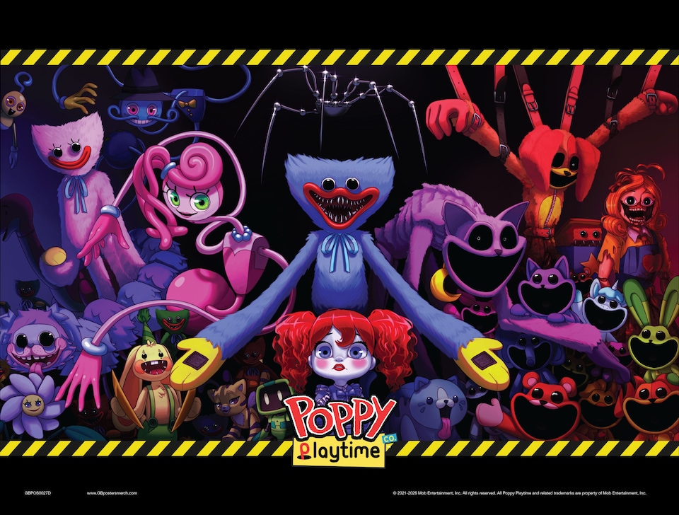 image 1 of POPPY PLAYTIME All Time Characters 61 x 91.5cm Maxi Poster