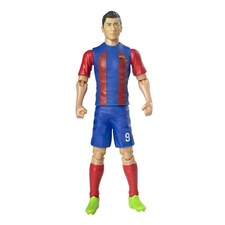FC Barcelona Robert Lewandowski Action Figure - Blue/Garnet Red - One Size
