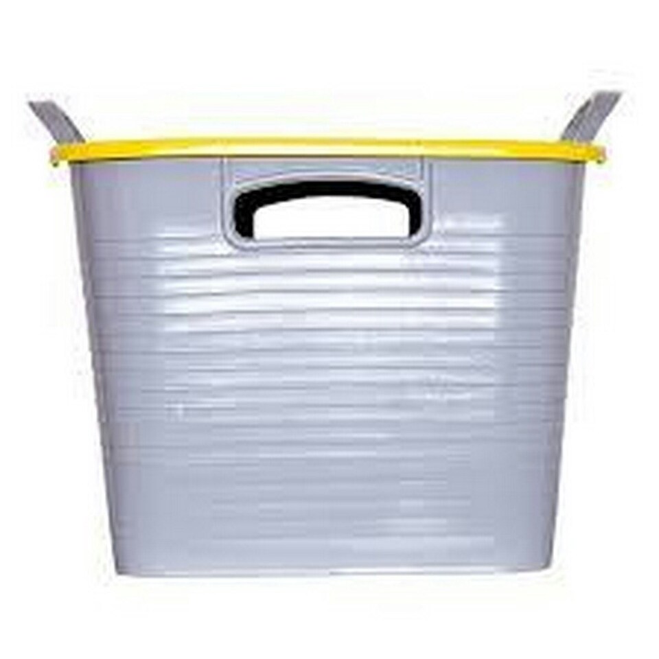 Red Gorilla Stack N Store Storage Box - Grey/Yellow - One Size