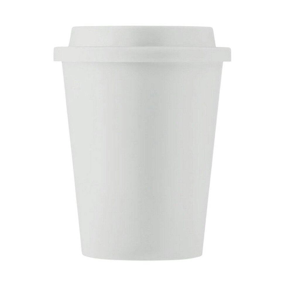 image 1 of MidOcean Nola Polypropylene Double Wall 300ml Tumbler - White - One Size White
