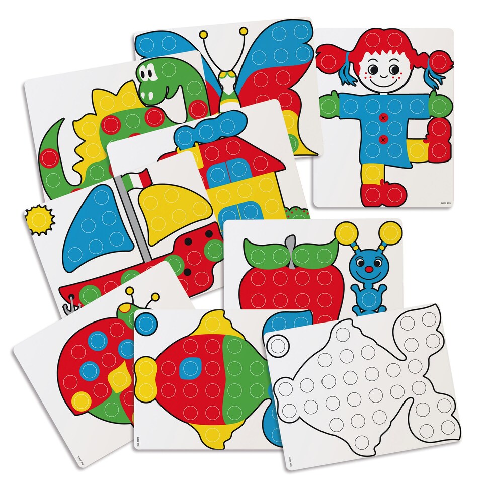 image 1 of Quercetti Fantacolor Junior Starter Set 48 Pieces