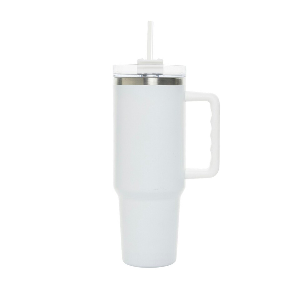 image 1 of XD Collection Peakflow Recycled Stainless Steel 1200ml Tumbler - White - One Size