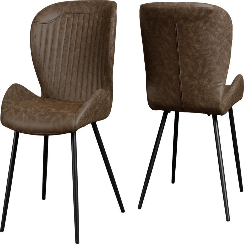 image 1 of Quebec Wave Edge Medium Dining Table Set with 4 Chairs Black | Black Wood Grain/Grey