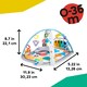 image 2 of Baby Einstein Kickin' Tunes 4-in-1 Baby Activity Gym & Tummy Time Play Mat, 0-36 Months