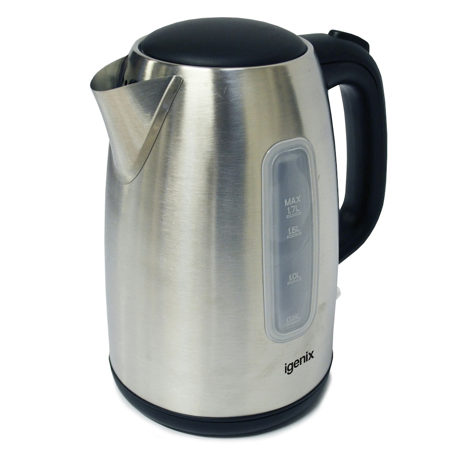 image 1 of Igenix IG7731, Cordless Jug Kettle, 1.7 Litre, 2200W, Stainless Steel