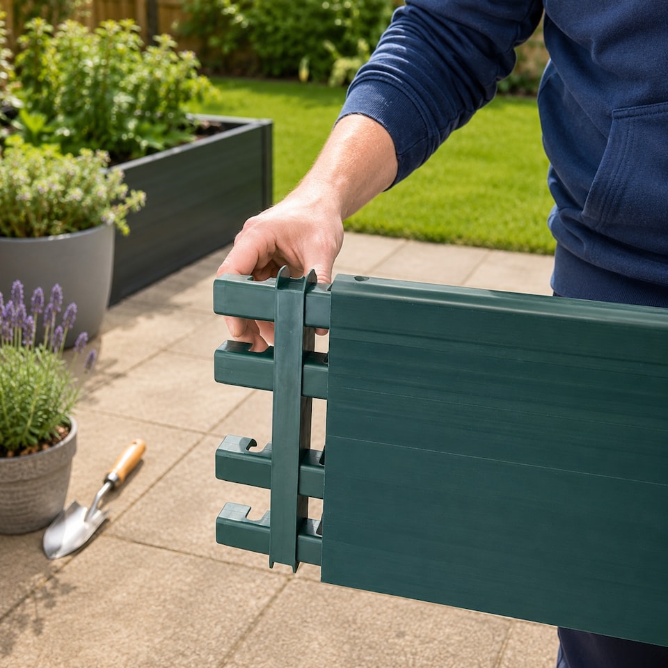 image 1 of GardenSkill Garden Raised Bed 2x2x0.5m H - Modular Vegetable Planter Frame Kit for Crops Flowers - Ultra Deep 20 Inch Grow Box Trough