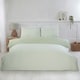 image 4 of Gingham Polycotton Check Polycotton Duvet Cover Set With Pillowcase Green | King